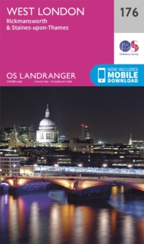 West London, Rickmansworth & Staines, Sheet map, folded Book West London, Rickmansworth & Staines, Sheet map, folded Book
