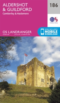 Aldershot & Guildford, Camberley & Haslemere, Sheet map, folded Book Aldershot & Guildford, Camberley & Haslemere, Sheet map, folded Book