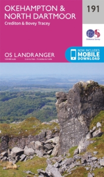 Okehampton & North Dartmoor, Sheet map, folded Book Okehampton & North Dartmoor, Sheet map, folded Book