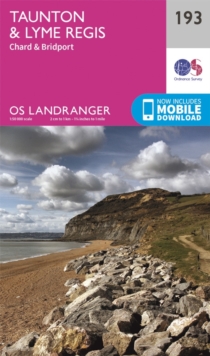 Taunton & Lyme Regis, Chard & Bridport, Sheet map, folded Book Taunton & Lyme Regis, Chard & Bridport, Sheet map, folded Book