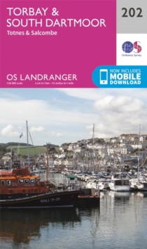 Torbay & South Dartmoor, Totnes & Salcombe, Sheet map, folded Book Torbay & South Dartmoor, Totnes & Salcombe, Sheet map, folded Book