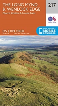 The Long Mynd & Wenlock Edge : Church Stretton & Craven Arms, Sheet map, folded Book The Long Mynd & Wenlock Edge : Church Stretton & Craven Arms, Sheet map, folded Book