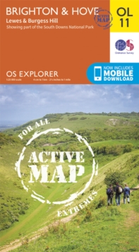 Brighton & Hove, Lewes & Burgess Hill, Sheet map, folded Book Brighton & Hove, Lewes & Burgess Hill, Sheet map, folded Book