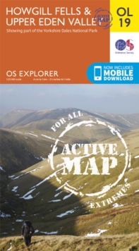 Howgill Fells & Upper Eden Valley, Sheet map, folded Book Howgill Fells & Upper Eden Valley, Sheet map, folded Book