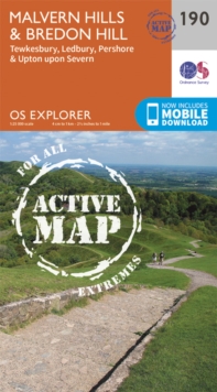 Malvern Hills and Bredon Hill, Sheet map, folded Book Malvern Hills and Bredon Hill, Sheet map, folded Book