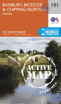 Banbury, Bicester and Chipping Norton, Sheet map, folded Book Banbury, Bicester and Chipping Norton, Sheet map, folded Book