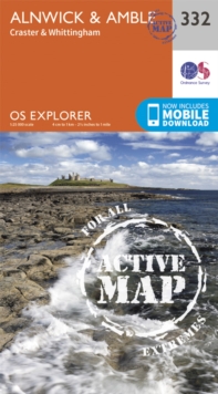 Alnwick and Amble, Craster and Whittingham, Sheet map, folded Book Alnwick and Amble, Craster and Whittingham, Sheet map, folded Book