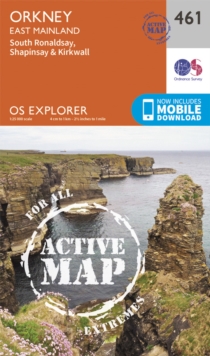 Orkney - East Mainland, Sheet map, folded Book Orkney - East Mainland, Sheet map, folded Book