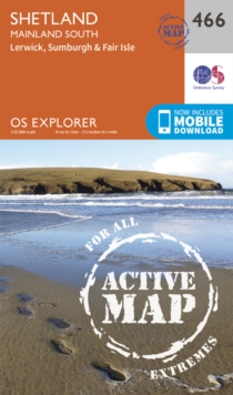 Shetland - Mainland South, Sheet map, folded Book Shetland - Mainland South, Sheet map, folded Book