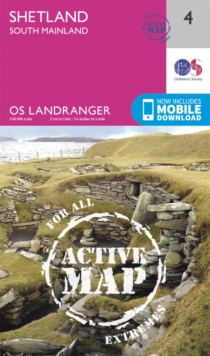 Shetland - South Mainland, Sheet map, folded Book Shetland - South Mainland, Sheet map, folded Book