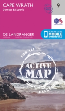 Cape Wrath, Durness & Scourie, Sheet map, folded Book Cape Wrath, Durness & Scourie, Sheet map, folded Book