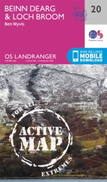 Beinn Dearg & Loch Broom, Ben Wyvis, Sheet map, folded Book Beinn Dearg & Loch Broom, Ben Wyvis, Sheet map, folded Book