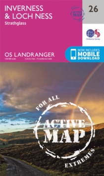Inverness & Loch Ness, Strathglass, Sheet map, folded Book Inverness & Loch Ness, Strathglass, Sheet map, folded Book