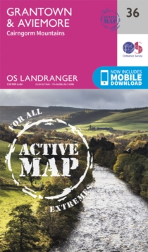 Grantown, Aviemore & Cairngorm Mountains, Sheet map, folded Book Grantown, Aviemore & Cairngorm Mountains, Sheet map, folded Book