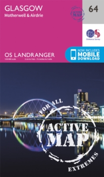 Glasgow, Motherwell & Airdrie, Sheet map, folded Book Glasgow, Motherwell & Airdrie, Sheet map, folded Book