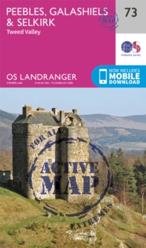 Peebles, Galashiels & Selkirk, Tweed Valley, Sheet map, folded Book Peebles, Galashiels & Selkirk, Tweed Valley, Sheet map, folded Book