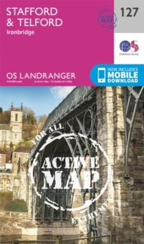 Stafford & Telford, Ironbridge, Sheet map, folded Book Stafford & Telford, Ironbridge, Sheet map, folded Book