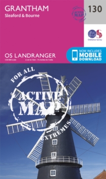 Grantham, Sleaford & Bourne, Sheet map, folded Book Grantham, Sleaford & Bourne, Sheet map, folded Book
