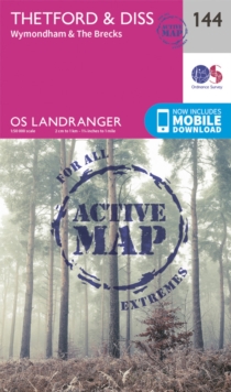 Thetford & Diss, Breckland & Wymondham, Sheet map, folded Book Thetford & Diss, Breckland & Wymondham, Sheet map, folded Book