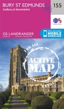 Bury St Edmunds, Sudbury & Stowmarket, Sheet map, folded Book Bury St Edmunds, Sudbury & Stowmarket, Sheet map, folded Book