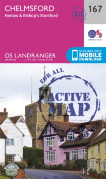 Chelmsford, Harlow & Bishop's Stortford, Sheet map, folded Book Chelmsford, Harlow & Bishop's Stortford, Sheet map, folded Book