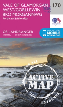 Vale of Glamorgan, Rhondda & Porthcawl, Sheet map, folded Book Vale of Glamorgan, Rhondda & Porthcawl, Sheet map, folded Book