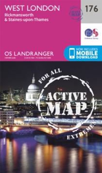 West London, Rickmansworth & Staines, Sheet map, folded Book West London, Rickmansworth & Staines, Sheet map, folded Book
