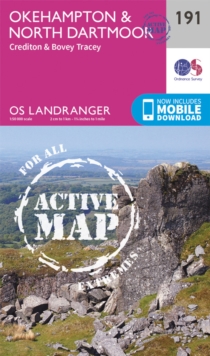 Okehampton & North Dartmoor, Sheet map, folded Book Okehampton & North Dartmoor, Sheet map, folded Book