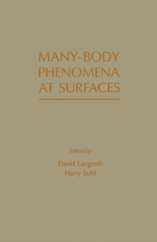 Many - Body Phenomena At Surfaces