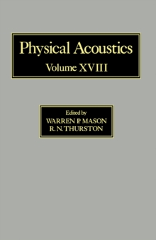 Physical Acoustics V18 : Principles and Methods