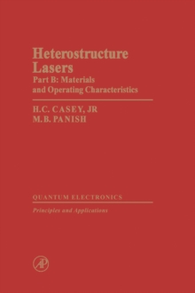 Heterostructure Lasers Part B