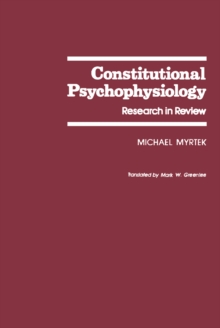 Constitutional Psychophysiology : Research in Review