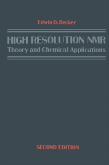 High Resolution NMR : Theory and Chemical Applications