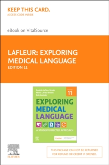 Exploring Medical Language E-Book : A Student-Directed Approach