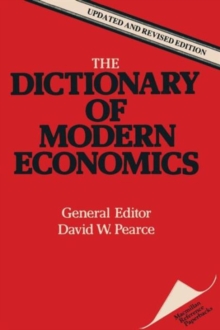 The Dictionary of Modern Economics