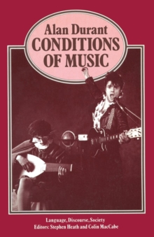 Conditions of Music, Paperback / softback Book Conditions of Music, Paperback / softback Book