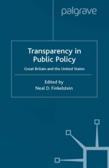 Transparency in Public Policy : Great Britain and the United States