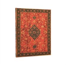 2026 Layla (Persian Poetry) Ultra 12-month Horizontal Hardcover Flexi Dayplanner 2026 (Elastic Band Closure)