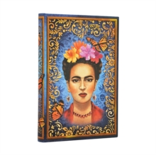 The Colourful Portrait (Viva Frida) Mini Lined Hardcover Journal (Elastic Band Closure)