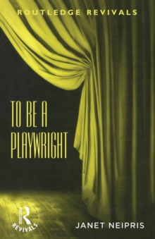 To Be A Playwright