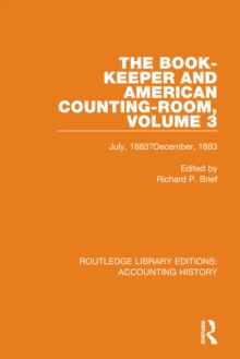 The Book-Keeper and American Counting-Room Volume 3 : July, 1883-December, 1883