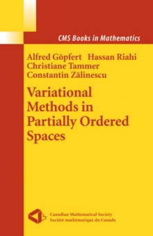 Variational Methods in Partially Ordered Spaces