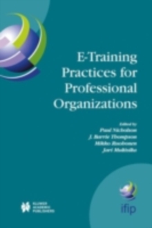 E-Training Practices for Professional Organizations