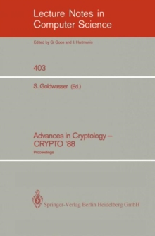 Advances in Cryptology - CRYPTO '88 : Proceedings