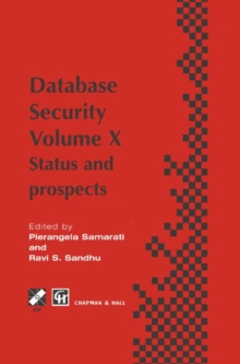 Database Security X : Status and prospects