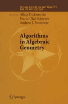 Algorithms in Algebraic Geometry