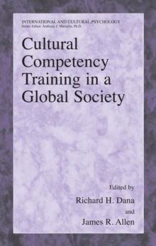 Cultural Competency Training in a Global Society, Hardback Book Cultural Competency Training in a Global Society, Hardback Book
