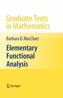 Elementary Functional Analysis