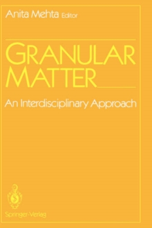 Granular Matter : An Interdisciplinary Approach