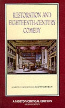 Restoration and Eighteenth-Century Comedy, Paperback / softback Book Restoration and Eighteenth-Century Comedy, Paperback / softback Book